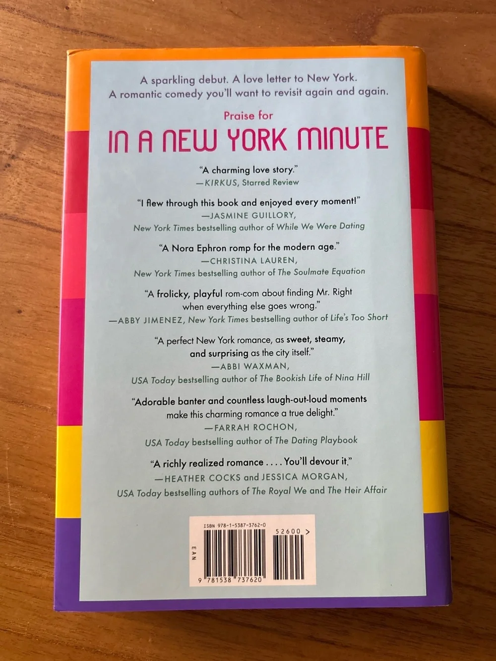 In a New York Minute by Kate Spencer Hardcover Book - Fiction, Novel, Romance